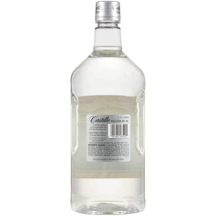 Castillo Silver Rum 80 - 1.75L - Back