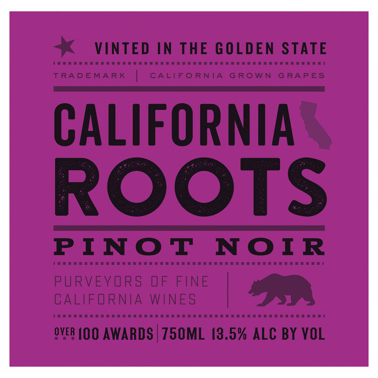 California Roots Pinot Noir California - 750ML - Front Label