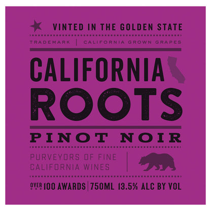 California Roots Pinot Noir California - 750ML - Front Label