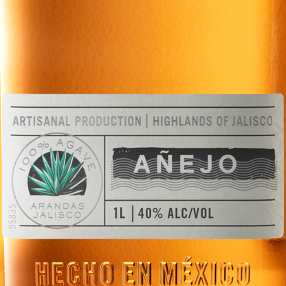 Olmeca Altos Tequila Anejo 80 - 1.0L - Front Label