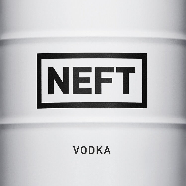 Neft Vodka White Barrel 80 - 750ML - Front Label