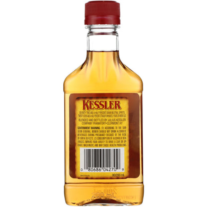 Kessler Blended American Whiskey 80 - 200ML - Back