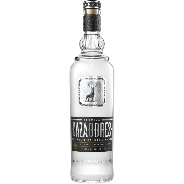 Cazadores Tequila Anejo Cristalino 80 - 750ML - Front