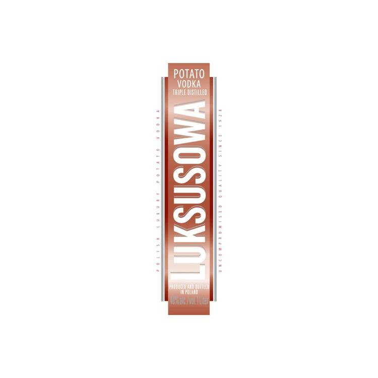 Luksusowa Vodka 80 - 1.0L - Front Label