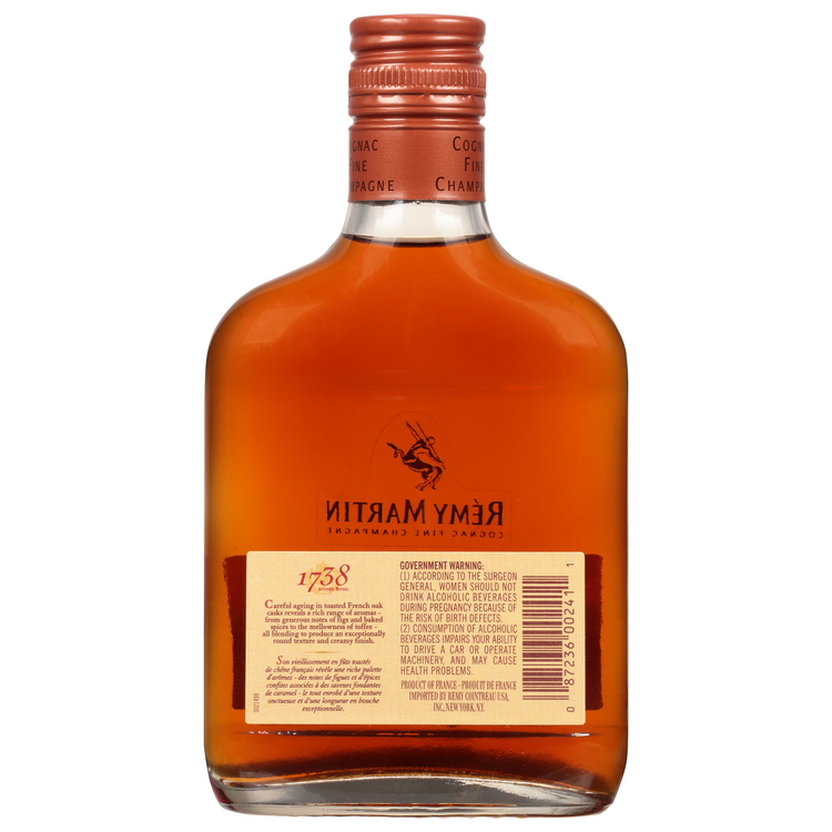 Remy Martin Fine Champagne Cognac 1738 Accord Royal 80 - 200ML - Back
