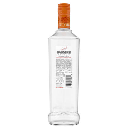 Smirnoff Caramel Flavored Vodka Kissed Caramel 60 - 750ML - Back