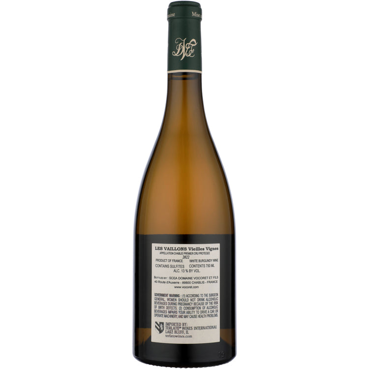 Domaine Vocoret & Fils Chablis Vaillons Premier Cru Vieilles Vignes 20 - 750ML