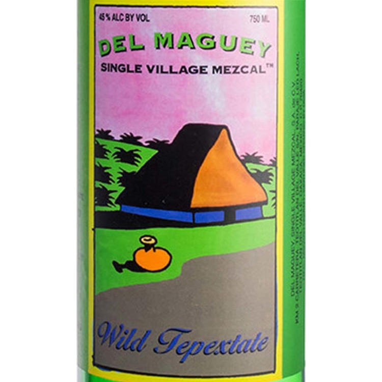 Del Maguey Mezcal Single Village Wild Tepextate 90 - 750ML - Front Label