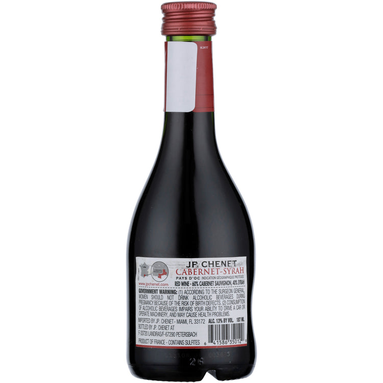 J.P. Chenet Cabernet-Syrah Pays D'Oc - 187ML - Back