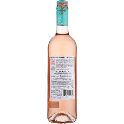 Mouton Cadet Rose Wine Mathilde Organic Bordeaux 2023 - 750ML - Back