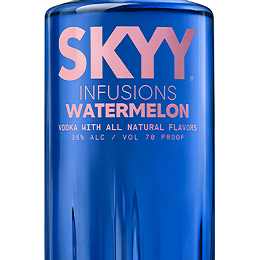 Skyy Watermelon Flavored Vodka Infusions 70 - 1.0L - Front Label