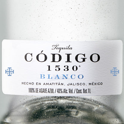 Codigo 1530 Tequila Blanco 80 - 1.0L - Front Label