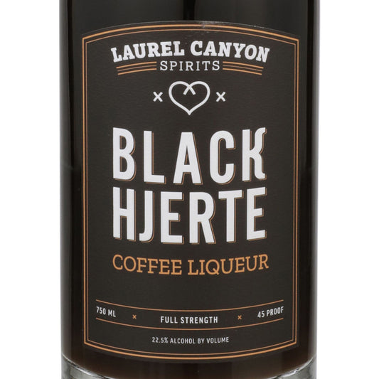 Black Hjerte Coffee Liqueur 45 - 750ML - Front Label