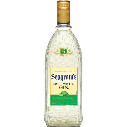 Seagram's Lime Flavored Gin Twisted 70 - 750ML - Front