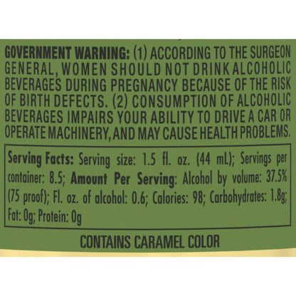 Bulleit Manhattan 75 - 375ML - Back Label