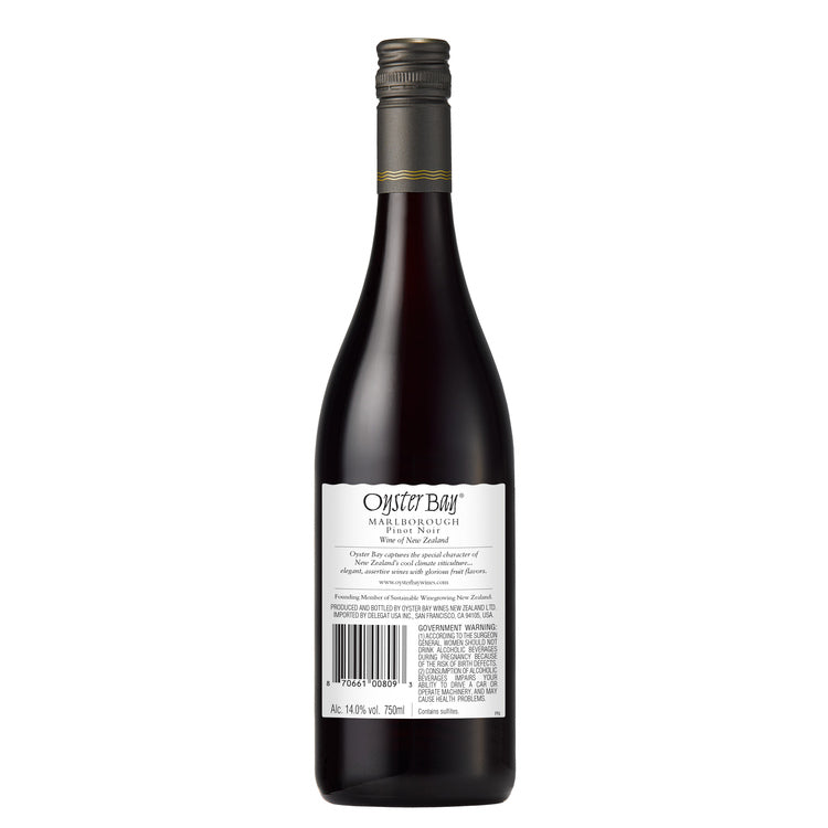 Oyster Bay Pinot Noir Marlborough - 750ML - Back