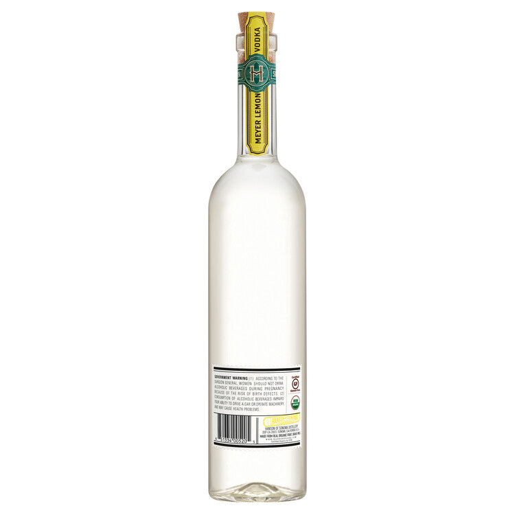 Hanson Of Sonoma Meyer Lemon Flavored Vodka Small Batch Limited Releas - 750ML - Back