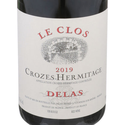 Delas Crozes Hermitage Le Clos 2019 Wood Box - 750ML