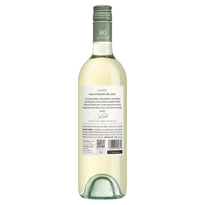 Joel Gott Sauvignon Blanc Light California 2024 - 750ML - Back