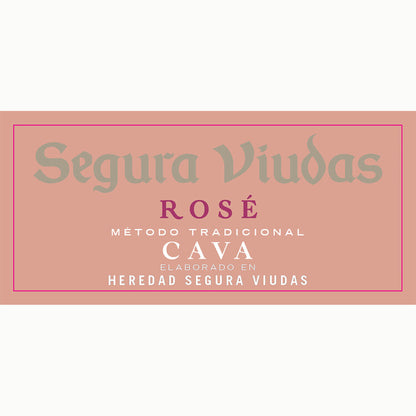 Segura Viudas Cava Brut Rose - 200ML - Front Label