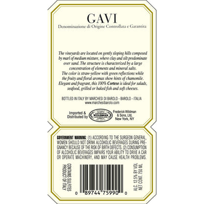 Marchesi Di Barolo Gavi 2022 - 750ML