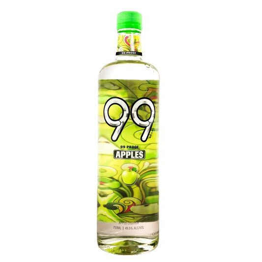 99 Brand Apple Schnapps 99 - 750ML - Front