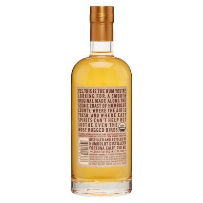 Humboldt Distillery Original Rum Small Batch 80 - 750ML - Back