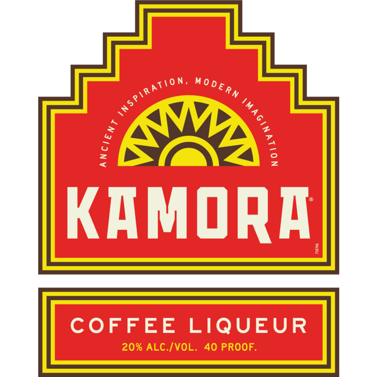 Kamora Coffee Liqueur 40 - 1.0L - Front Label