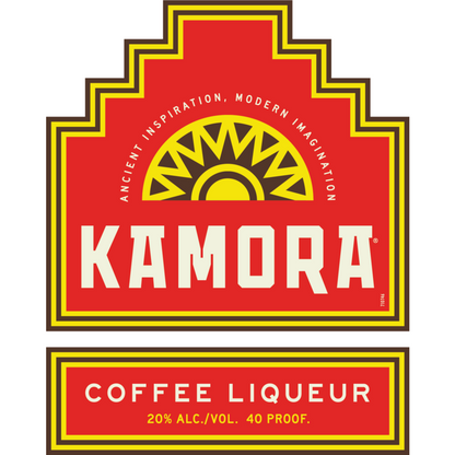 Kamora Coffee Liqueur 40 - 1.0L - Front Label