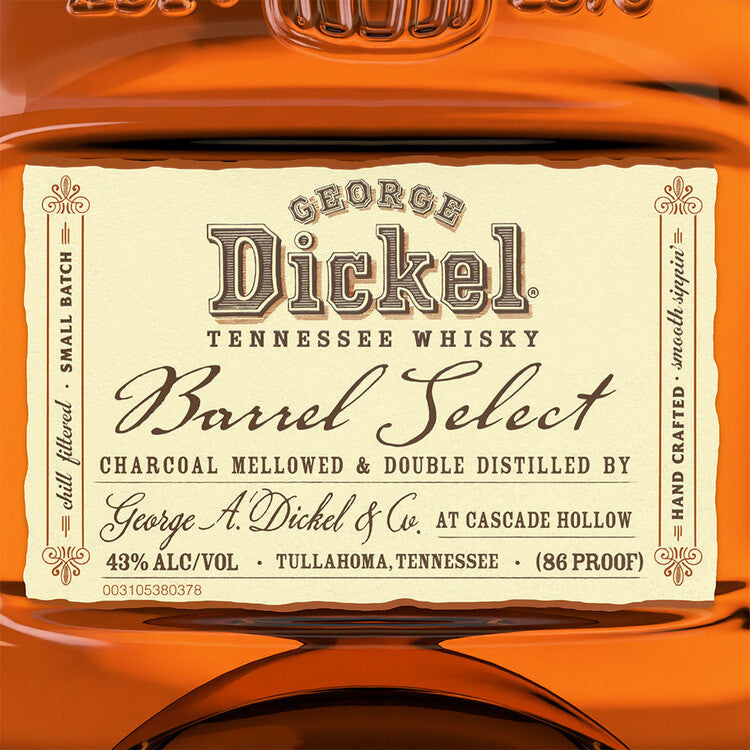 George Dickel Tennessee Whiskey Barrel Select 86 - 750ML - Front Label