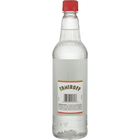 Tamiroff Vodka 80 - 750ML - Back