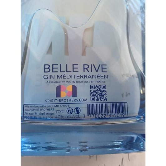 Belle Rive Mediterranean Gin 80 - 700ML - Front