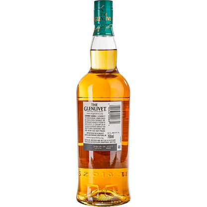 The Glenlivet Single Malt Scotch 12 Yr 80 With Carton - 750ML - Back
