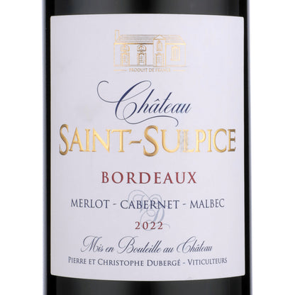 Chateau Saint Sulpice Bordeaux Rouge 2022 - 750ML