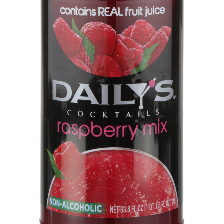 Daily's Raspberry Daiquiri Mix - 1.0L - Front Label