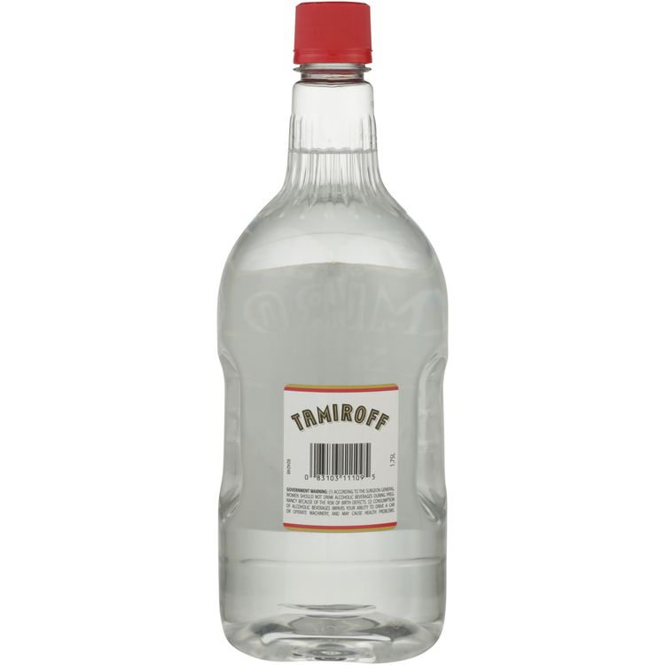 Tamiroff Vodka 80 - 1.75L - Back