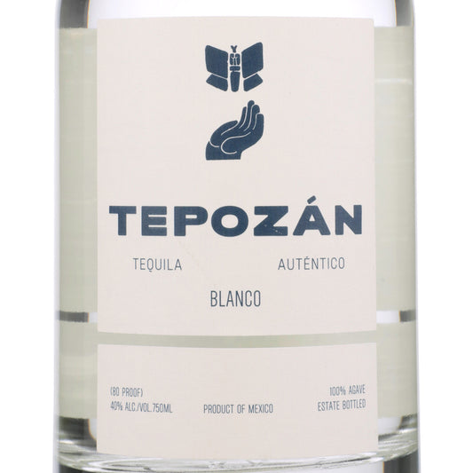 Tepozan Tequila Blanco 80 - 750ML - Front Label