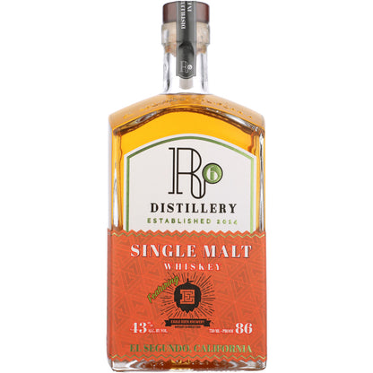 R6 Distillery Malt Whiskey Eagle Rock Brewery 86 - 750ML - Front