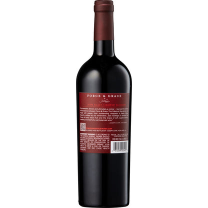 Force & Grace Cabernet Sauvignon Napa Valley 2021 - 750ML - Back