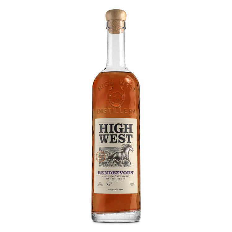 High West Rye Whiskey Rendezvous Rye 92 - 750ML - Front Label