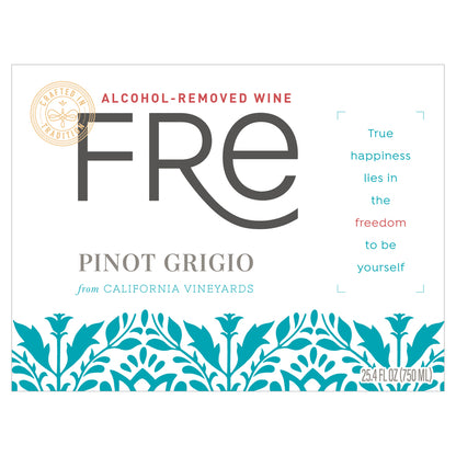 Fre Pinot Grigio Alcohol Removed - 750ML