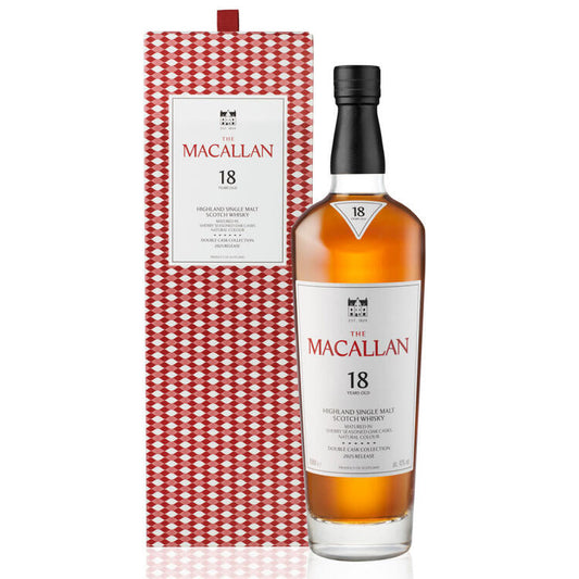 The Macallan Single Malt Scotch Double Cask 18 Yr 86 - 750ML - Front