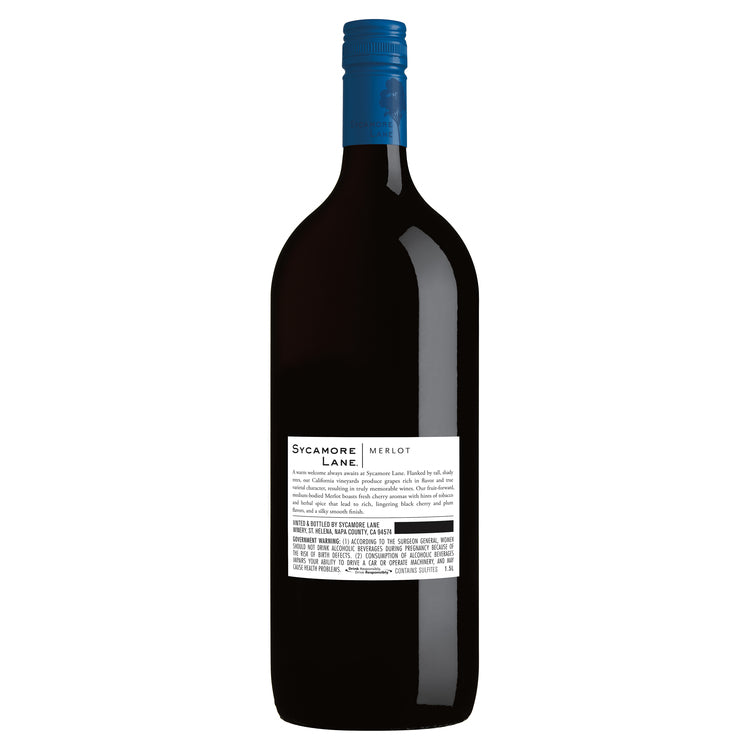 Sycamore Lane Merlot California - 1.5L - Back
