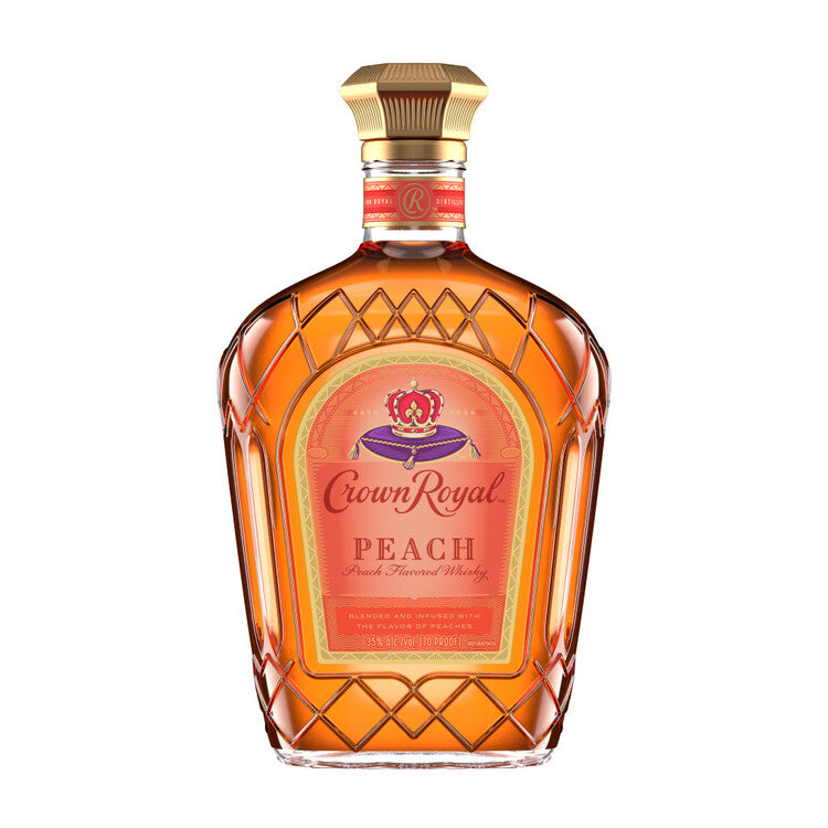 Crown Royal Peach Flavored Whiskey 70 - 750ML - Front