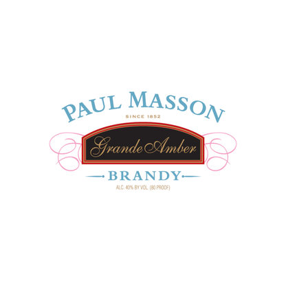 Paul Masson Brandy Grande Amber 80 - 750ML - Front Label