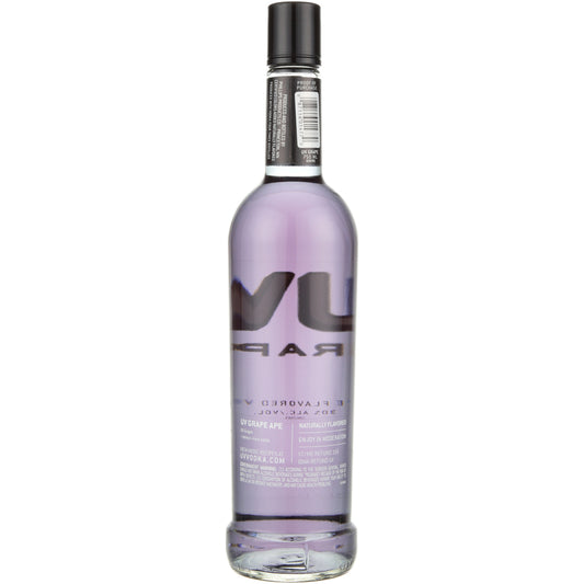 Uv Grape Flavored Vodka 60 - 750ML - Back