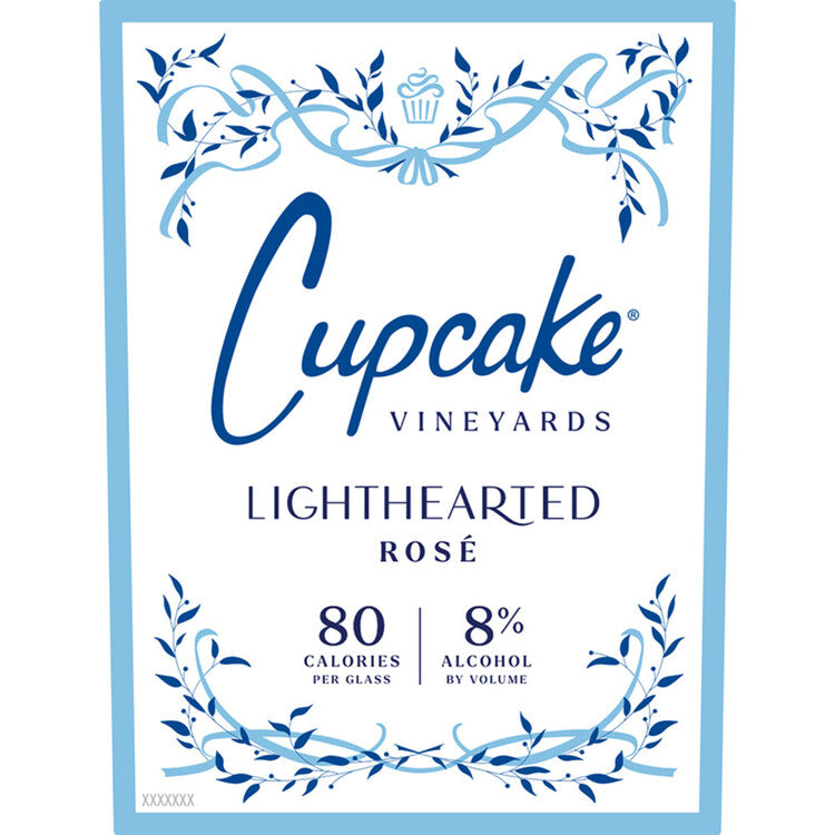 Cupcake Rose Wine Light Hearted California - 750ML - Front Label