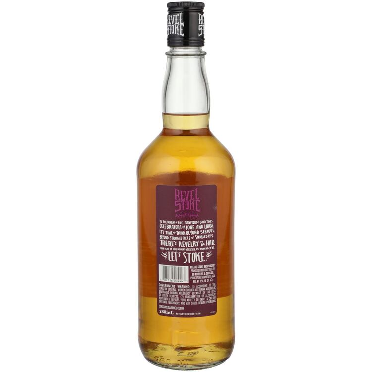 Revel Stoke Blackberry Flavored Whiskey Crackberry 70 - 750ML - Back