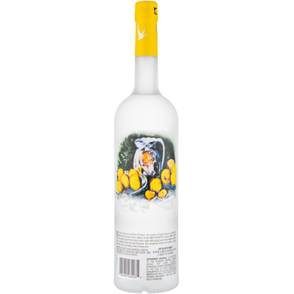 Grey Goose Citrus Flavored Vodka Le Citron 80 - 1.0L - Back