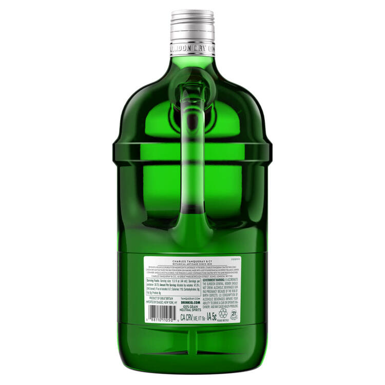Tanqueray London Dry Gin 94.6 - 1.75L - Back